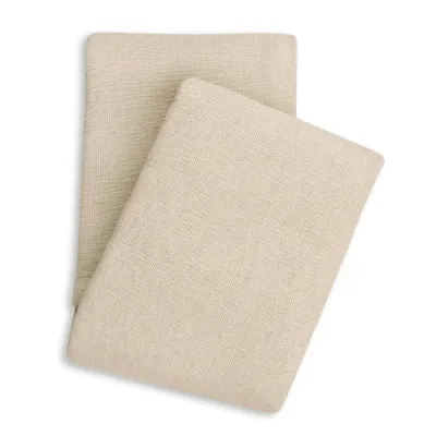 Productafbeelding van Yellow ICA Sprei - 75% Katoen 25% Linnen - 180x260 cm - Natural