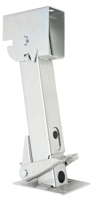 Obrázek produktu pro Sklopný stabilizační zvedák pro přívěsy, železný, nastavitelný v rozmezí 290–455 mm, nosnost 650 lb, zvedací kapacita 1000 lb