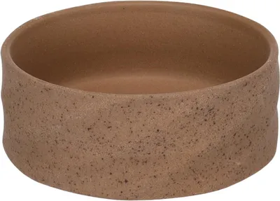 Immagine prodotto di Ciotola per mangiare e bere Flamingo nocciola rotonda marrone scuro, capacità: 450 ml