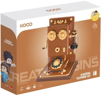 Produktbild von Klocki KOCO Telefon Retro 1882 elementy