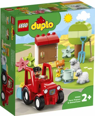 Zdjęcie produktu dla LEGO DUPLO Traktor i zwierzęta gospodarskie, Zestaw do budowania, 2 lat(a), Plastik, 0 szt., 476 g