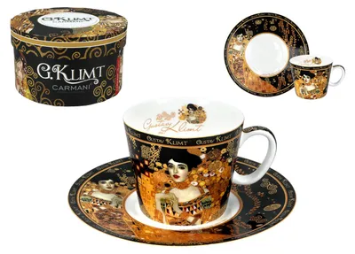 Obrázok produktu pre Šálka espressa – G. Klimt, Adela (CARMANI), Obrázok generovaný UI