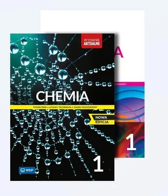 Obrázek produktu pro Učebnice chemie a sbírka úloh pro 1. ročník gymnázia, rozšířená úroveň, nakladatelství WSiP, rok vydání 2026