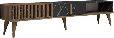 Produktbild von Skye Decor, Milan - Walnut, Black, TV-Schränke, Nussbaum, 180 x 40 x 35 cm