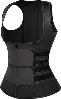 Produktbild von Formgebende Weste Schwarz/XXL – Schlankmacher KP15849