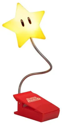 Produktbild von Super Mario Leuchte Super Star Clip 33 cm