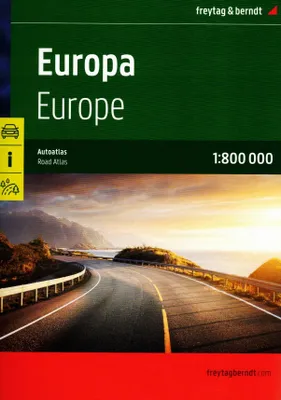 Zdjęcie produktu dla Europa atlas samochodowy, 1:800 000  AKTUALNE WYDANIE 2025 Freytag&Berndt