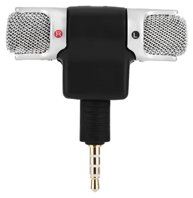 Produktbild von Mini-Stereomikrofon, tragbares Mikrofon ohne Batterie, Instrument für Telefon