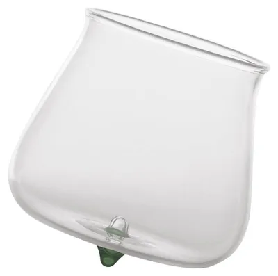 Obrázek produktu pro Sada sklenic Zafferano Pirolo (6 ks) ze zeleného borosilikátového skla – dynamický a elegantní horizontální design pro váš exkluzivní stůl