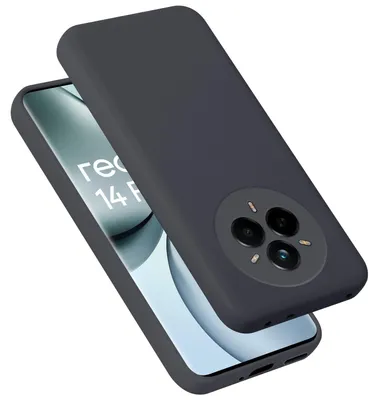 Produktbild von Cadorabo Hülle für Realme 14 Pro Hülle Silikon Handyhülle Case aus flüssigem Silikon, Kratzfeste und stoßfeste Schutzhülle für Realme 14 Pro