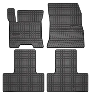 Image de Tapis de sol en caoutchouc pour Mercedes-Benz EQB X243 2021- (SUV) – 4 pièces, noirs, sur mesure