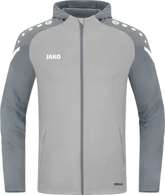 Produktbild von Jako Performance Kapuzenjacke Kinder - Soft Grey / Steingrau