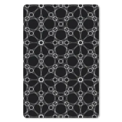 Produktbild von MuchoWow® Mauspad Mousepad Schwarz und weiß - Muster - Abstrakt 18x27 cm - Mousepads - Maus Mat - Pad - Mausunterlage