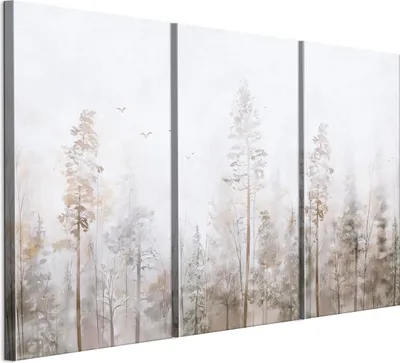 Produktbild von LUMASOUL Leinwand Bilder, Leinwandbild Natur Motiv, Wandbilder Holzrahmen und Webstuhl Wohnzimmer und Schlafzimmer, Bilder 90x60 cm Modern