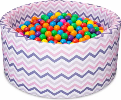 Immagine prodotto di Aga Piscina a secco 90x40 cm con palline ZigZag Colorato