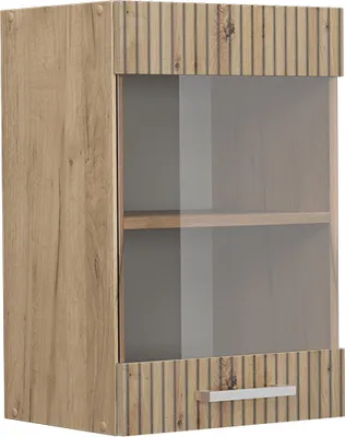 Obrázek produktu pro Skleněná kuchyňská skříňka Vicco R-Line Řemeslný dub 40 cm, Model 49135