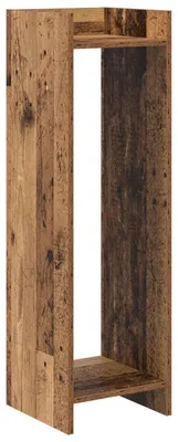 Image de Support de Plante avec étagère Bois ancien 30 x 30 x 100 cm