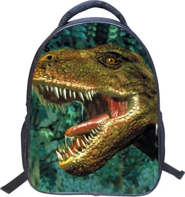 Obrázek produktu pro Topchances Mateřská škola batoh Vodotěsné batohy 3D Dinosaur vzor Děti školní taška Mateřská škola Bag