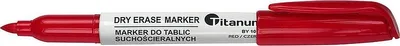 Zdjęcie produktu dla Marker do tablic suchościeralny SLIM BY1002 Titanum czerwony