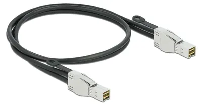 Obrázek produktu pro DeLOCK Kabel PCI Express Mini SAS HD SFF-8674 na SFF-8674, 1 m, 1 m, Mini SAS HD SFF-8674, Mini SAS HD SFF-8674, Přímý, Přímý, Samec/samec