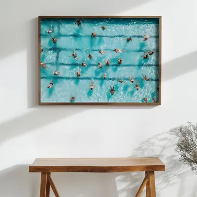 Immagine prodotto di Wallity, GE095-L, quadro decorativo incorniciato in MDF, multicolore, 100% MDF, 35 x 47 x 3,5 cm