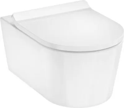 Produktbild von hansgrohe Wand-WC-Set EluPura S weiß, 540mm, Slim, AquaHelix Flush