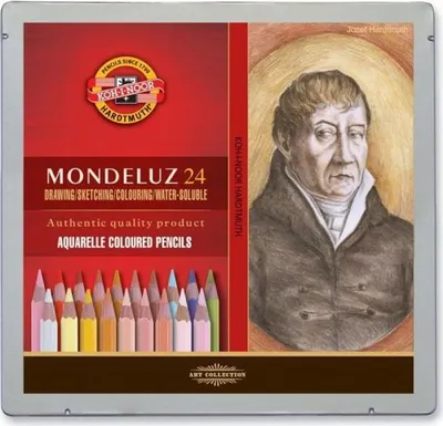 Produktbild von Aquarell- Farbstifte 24er Set "Portrait" im Metalletui