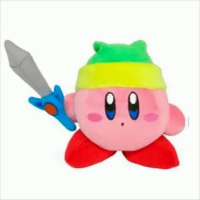 Produktbild von Exquisite Gaming Kirby Plüschfigur Kirby mit Schwert 12 cm