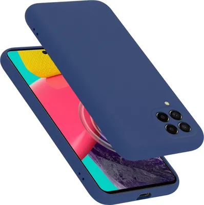 Produktbild von Cadorabo Schutzhülle für Samsung Galaxy M53 5G Hülle in Blau Handyhülle Case Cover TPU Etui