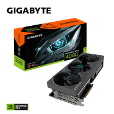 Obrázek produktu pro Gigabyte GIGA VGA 16GB RTX4080 EAGLE OC-16GD 3xDP/3xHDMI GeForce RTX 4080 16GB EAGLE OC - Grafické karty