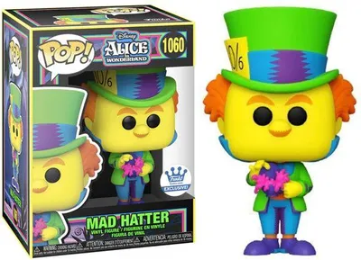 Zdjęcie produktu dla Funko Pop! Szalony Kapelusznik – wersja pod światło ultrafioletowe – Alicja w Krainie Czarów #1060