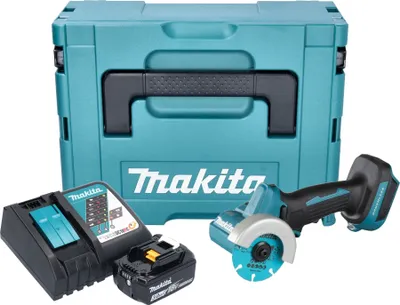 Produktbild von Makita DMC 300 RF1J Akku Winkelschleifer 18 V 76 mm Brushless + 1x Akku 3,0 Ah + Ladegerät + Makpac