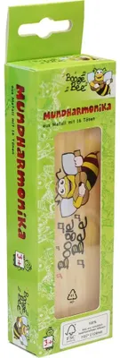 Produktbild von Boogie Bee Mundharmonika aus Holz