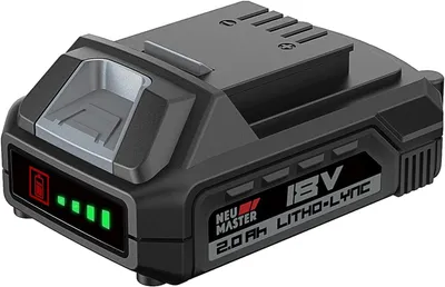 18V 2,0Ah Lithium-Ionen-Akku mit LED-Anzeige, für 18V Werkzeuge