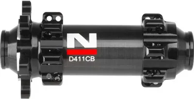 Image de Moyeu avant Novatec D411CB en carbone ultra-léger, 24 trous, 79 g, frein à disque, rayons droits...