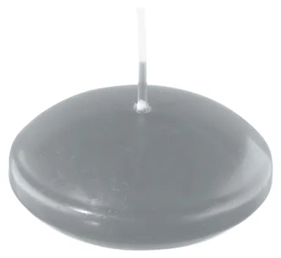 Produktbild von Schwimmkerzen Silbergrau 32 x Ø 80 mm, 8 Stück
