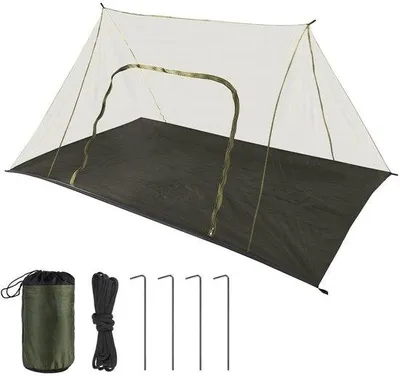 Productafbeelding van Grote Mosquito Net Camping Tent - Lichtgewicht en Waterdicht voor Buitenactiviteiten