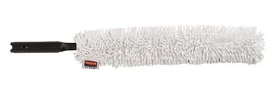 Immagine prodotto di Spazzolone Hygen Quick Connect in microfibra di alta qualità, Rubbermaid - Nero, Bianco