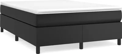 Produktbild von vidaXL Boxspringbettgestell Schwarz 140x190 cm Kunstleder
