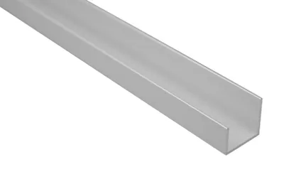 Produktbild von 2 Meter | U-Profil | Alu | eloxiert | Effector | 19x18mm | B31 | silber