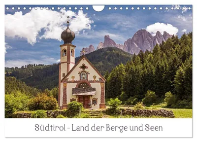 Produktbild von Südtirol - Land der Berge und Seen (Wandkalender 2027 DIN A4 quer), CALVENDO Monatskalender