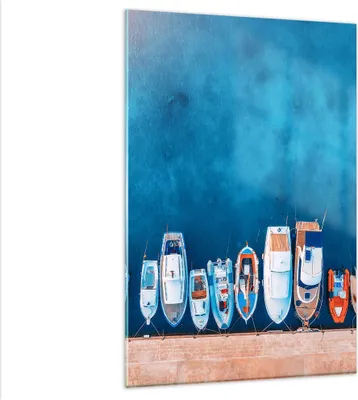 Produktbild von Bilder auf glas - Einteilig - Hafen Hafen £ódŸ - 80x120cm - Glasbilder - Wandbilder - Bilder - zum Aufhängen bereit - Wanddekoration aus Glas - Glas Bilder - Wandbild auf Glas - GPA80x120-5081