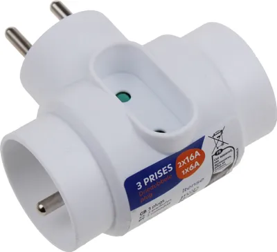 Obrázok produktu pre Expert-Line - Domino - Stecker - 3Wege - 2X16A + 1X6A - 647911