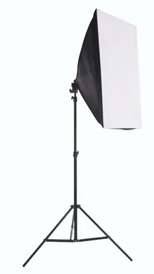 Zdjęcie produktu dla Lampa studyjna softbox - gniazdo E27 (bez lampy) - ze statywem do 230 cm wysokości - studyjna lampa błyskowa, ciągłe studio fotograficzne - Sprzęt - Softboxy fotograficzne