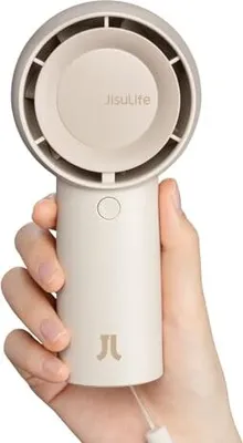 Produktbild von Jisulife Handheld Turbo -Lüfter, Mini Tragbares Hand 4000 mAh USB wieder aufladbar persönliche 20 -Stunden -Batterie -Batterie -Batterie -Lüfter 5 Ges