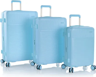 Produktbild von Heys Pastel 4 Rollen Kofferset 3-teilig mit Dehnfalte