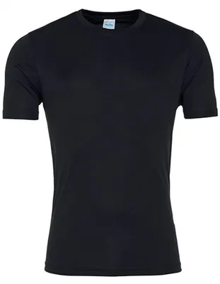 Produktbild von Just Cool JC020 | Herren Cool Smooth T / UV-Schutzfaktor 30+ - Farbe: Jet Black - Größe: L