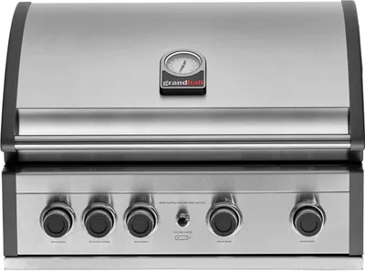 Produktbild von Grandhall Einbau-Gasgrill Pro Elite G4 Built-In Edelstahl 4 Brenner, 1 Infrarot-Heckbrenner K0400031