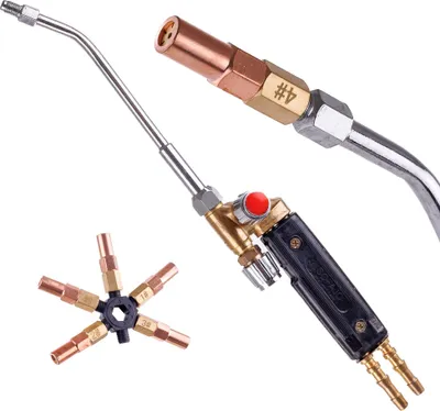 Obrázek produktu pro Pájecí pistole Propan Oxygen 5x přesné trysky Pájení ZW-02A