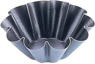 Produktbild von Famanu Mini-Briocheform (Packung mit 12) - Antihaftbeschichtung, Backform für Mini-Brötchen